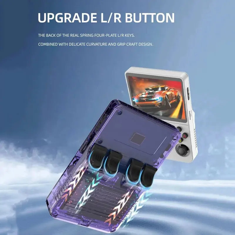 Pocket Retro Gaming Handheld R35S Plus, Arkos Portable Video Game Device, 3.5 Inch IPS Display, Retro Games Gifts for Boys