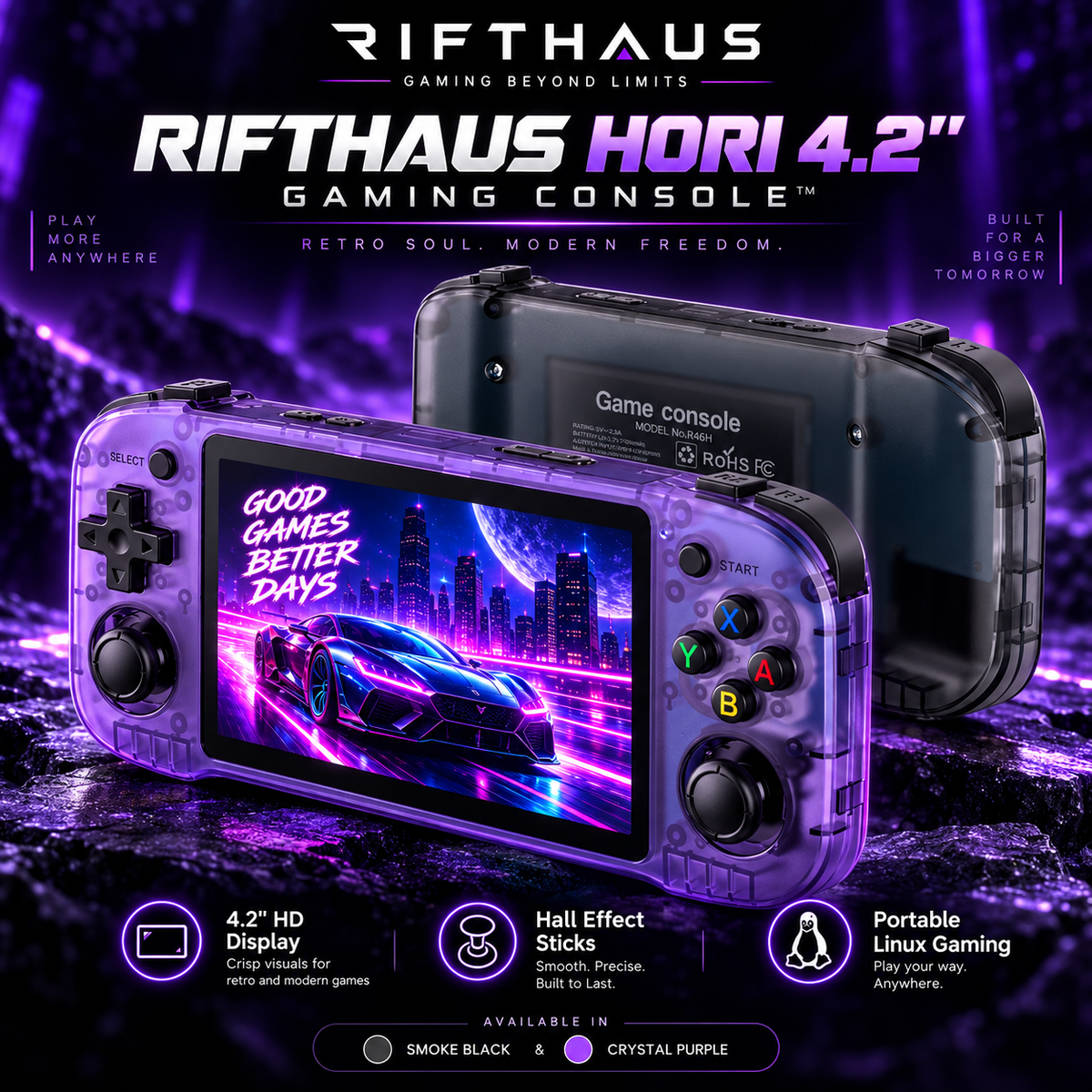 RIFTHAUS HORI 4.2'' GAMING CONSOLE™