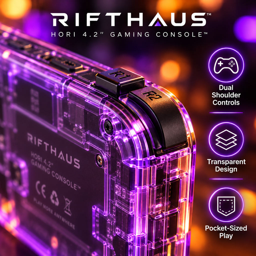 RIFTHAUS HORI 4.2'' GAMING CONSOLE™