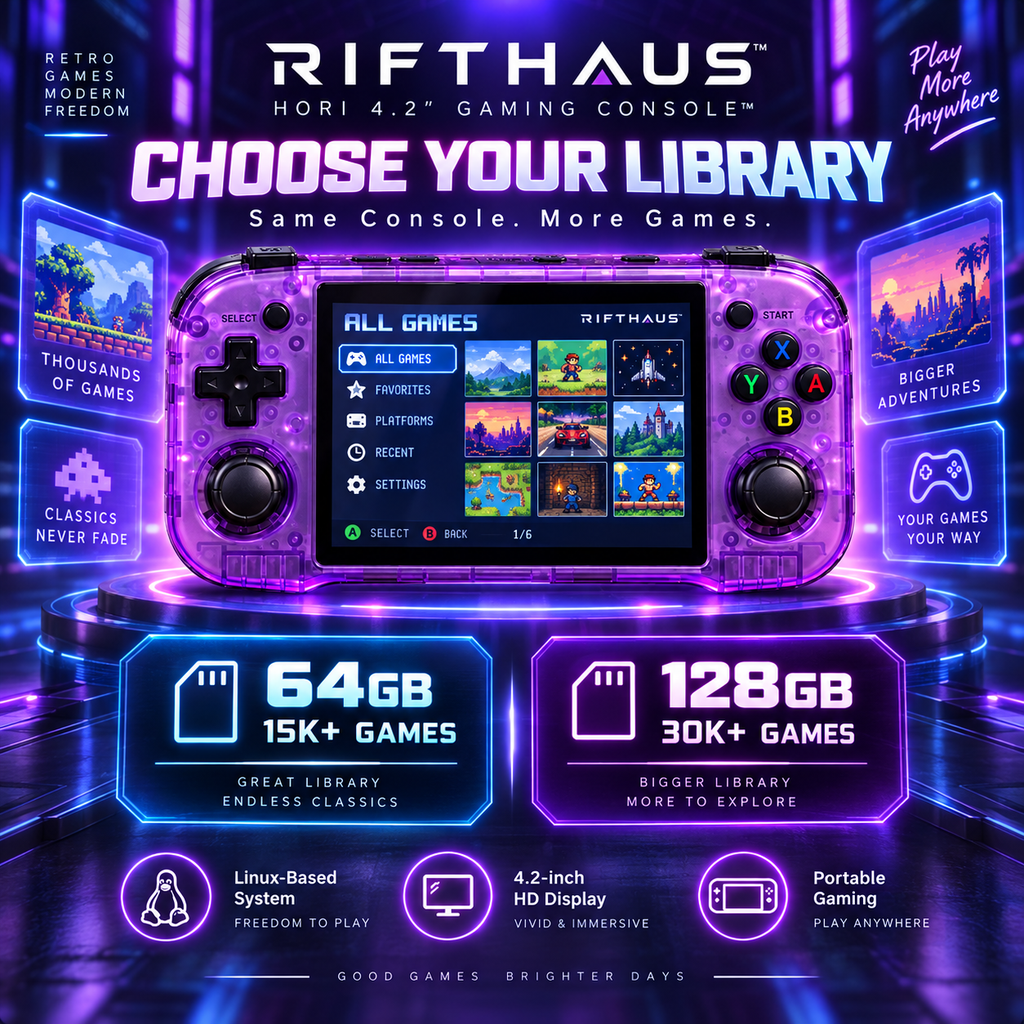 RIFTHAUS HORI 4.2'' GAMING CONSOLE™