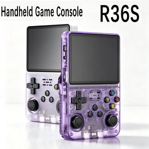 Pocket Retro Gaming Handheld R35S Plus, Arkos Portable Video Game Device, 3.5 Inch IPS Display, Retro Games Gifts for Boys