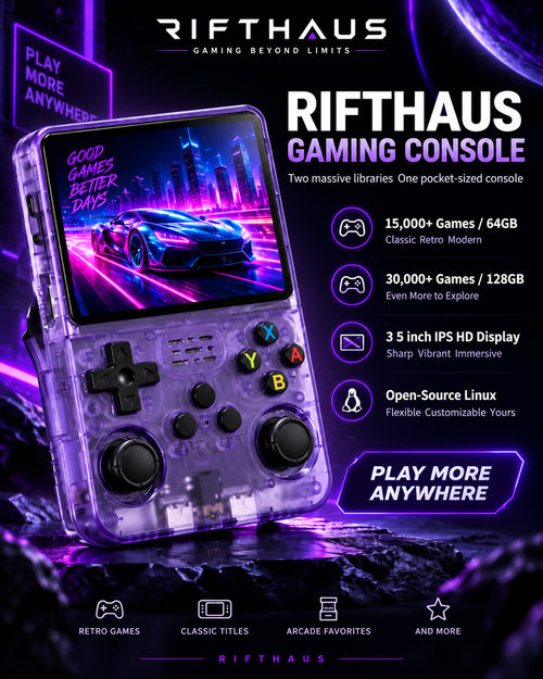 RIFTHAUS Gaming Console 15,000+ or 30,000+ games