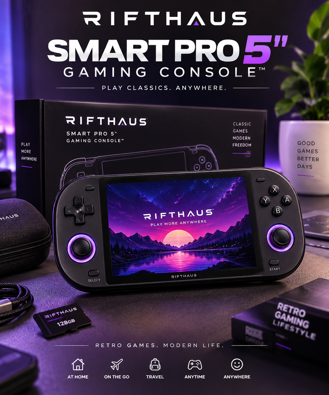 RIFTHAUS SMART PRO 5'' GAMING CONSOLE™