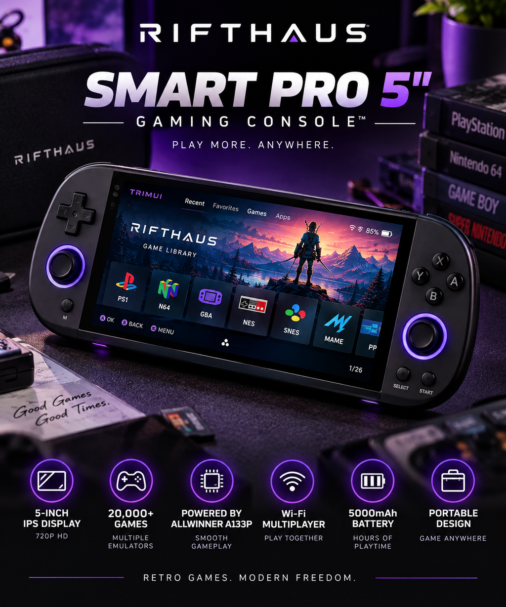 RIFTHAUS SMART PRO 5'' GAMING CONSOLE™