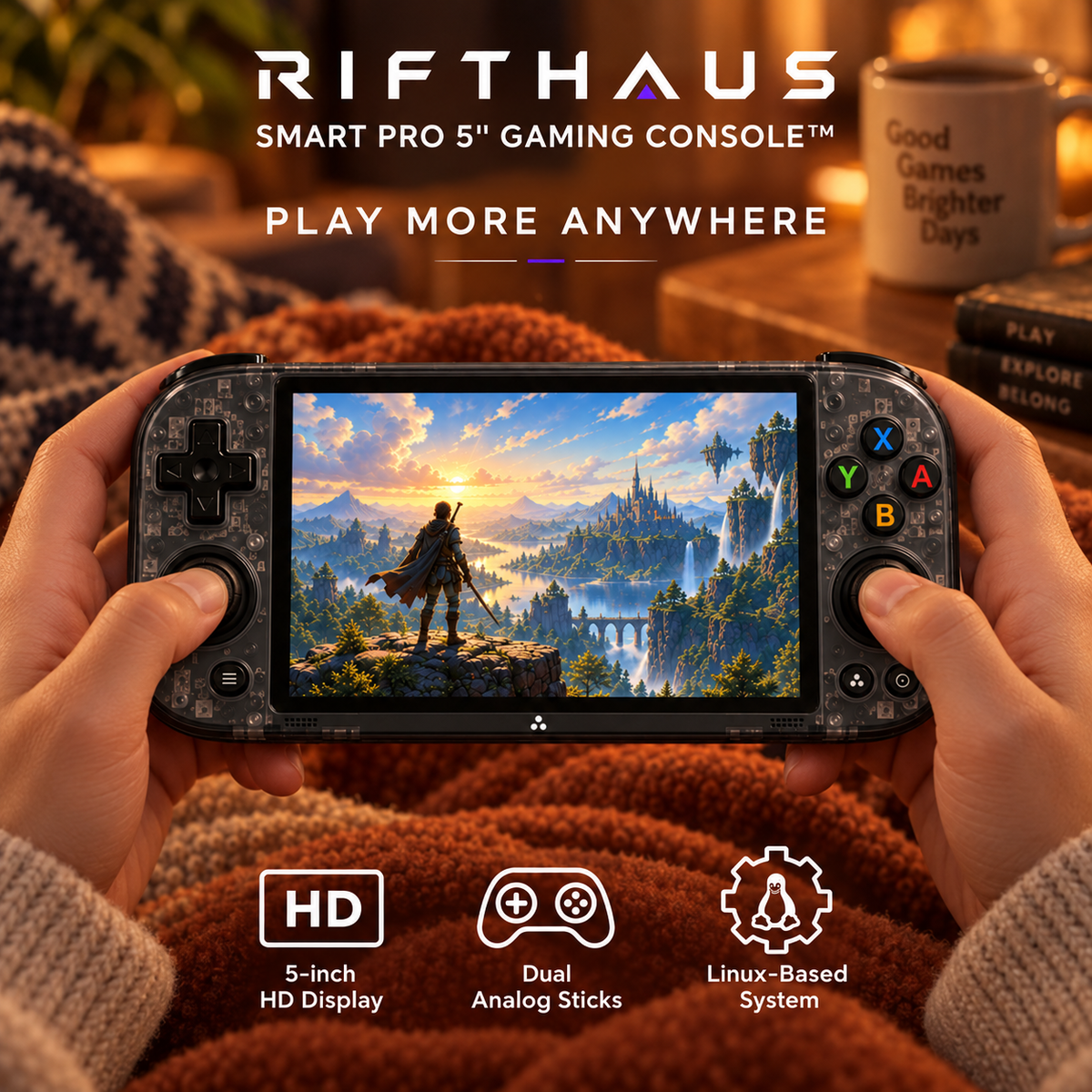RIFTHAUS SMART PRO 5'' GAMING CONSOLE™