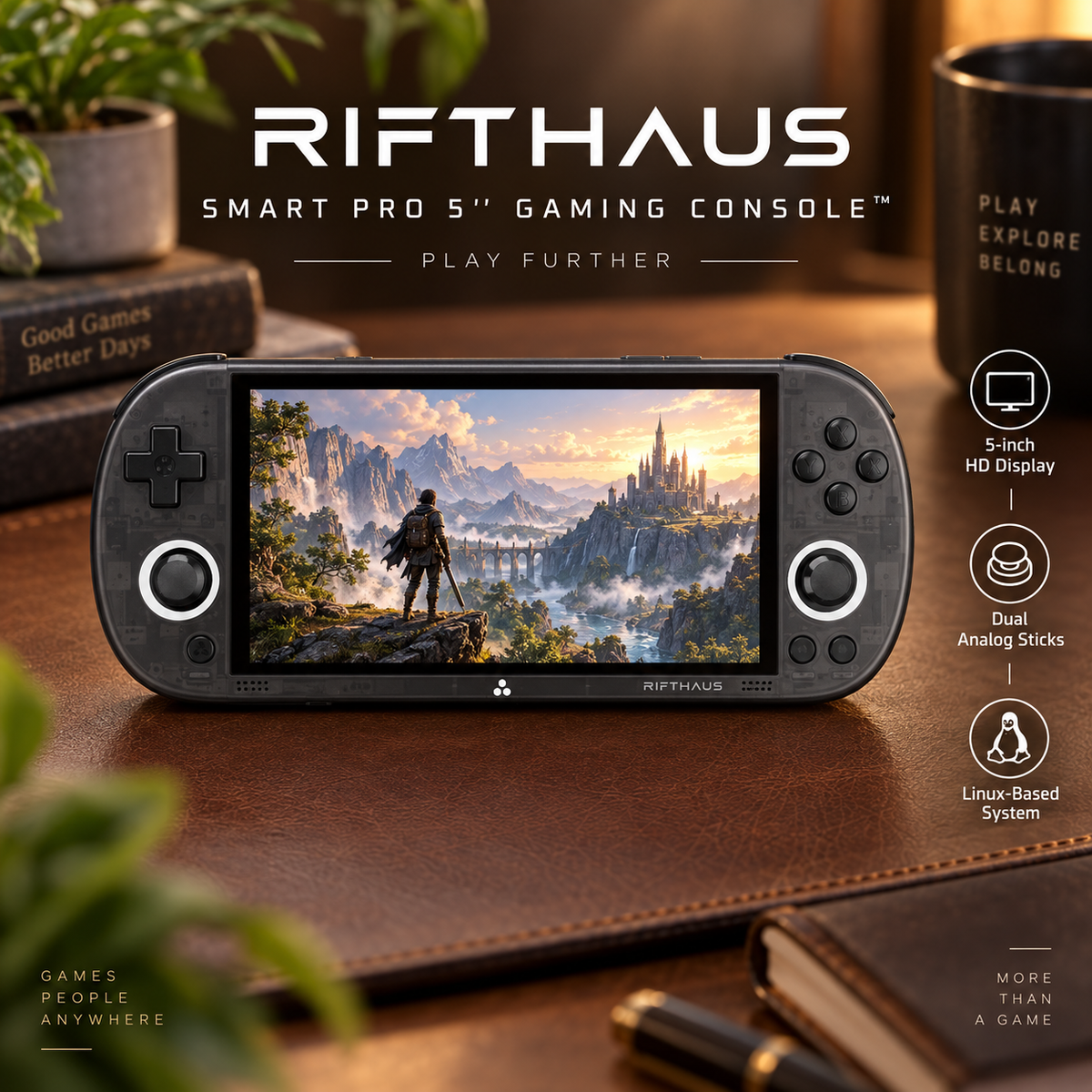 RIFTHAUS SMART PRO 5'' GAMING CONSOLE™