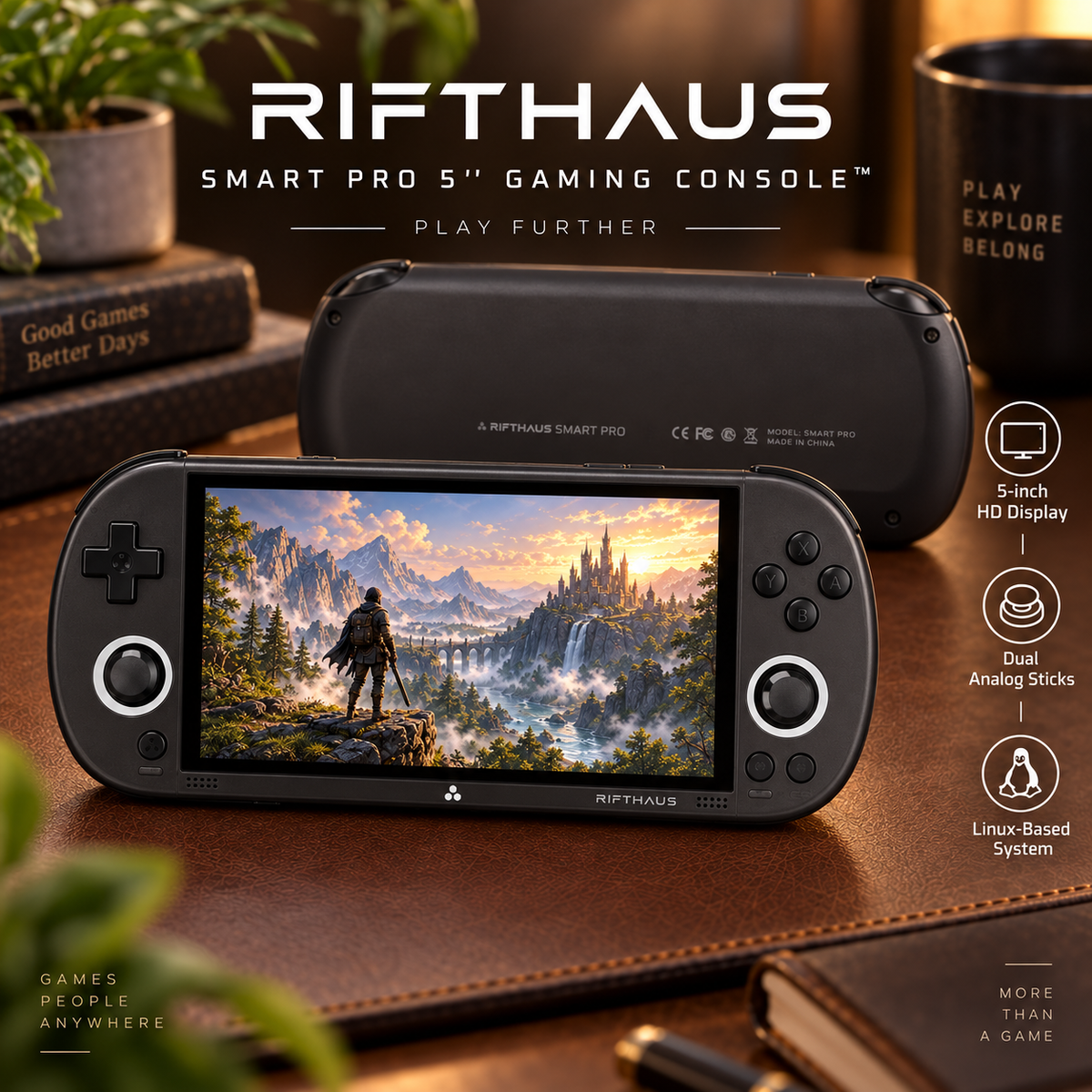 RIFTHAUS SMART PRO 5'' GAMING CONSOLE™