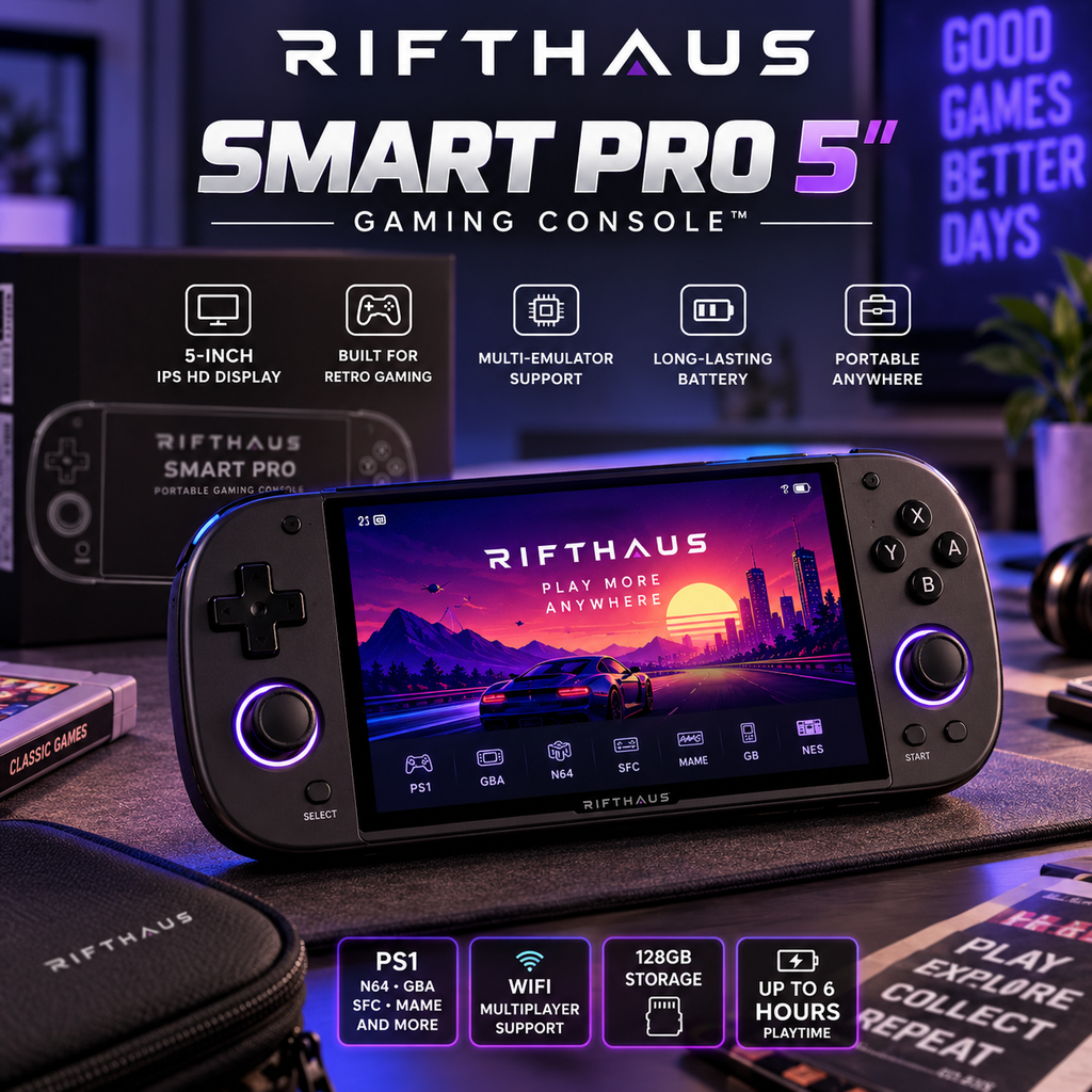RIFTHAUS SMART PRO 5'' GAMING CONSOLE™